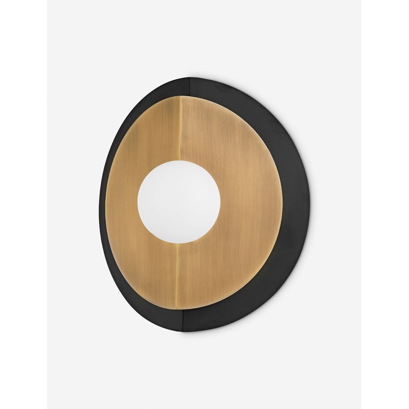 Fogarty Sconce Brass and Black