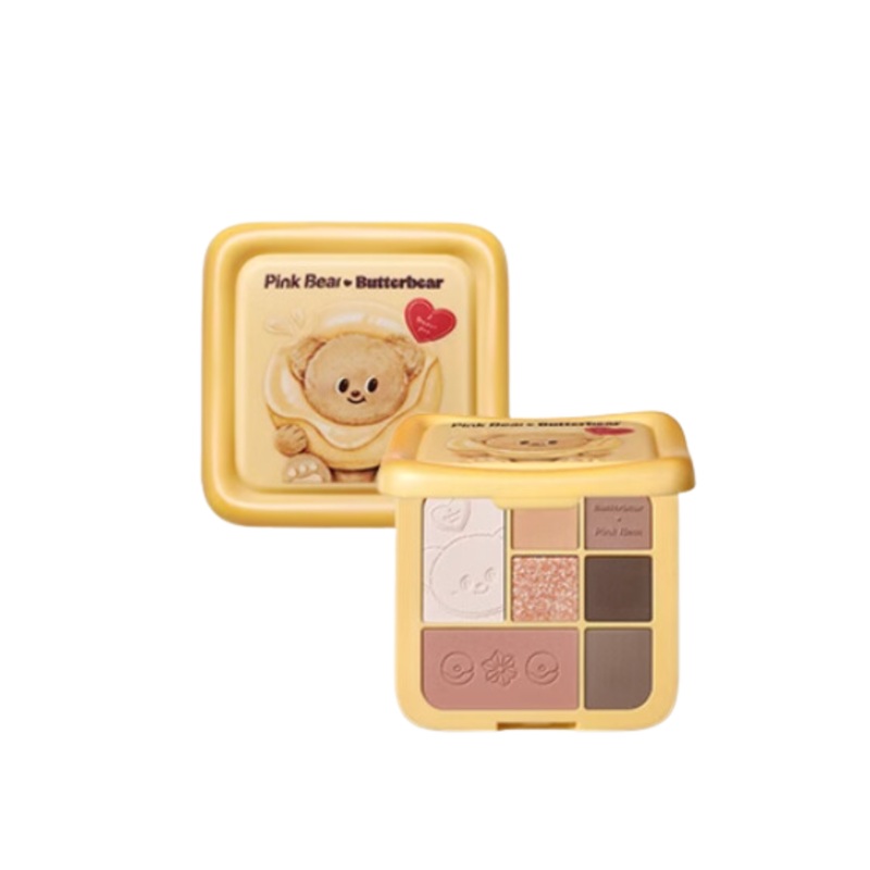 Pink Bear X Butterbear General Eyeshadow Palette 10g  01 Butter Bread