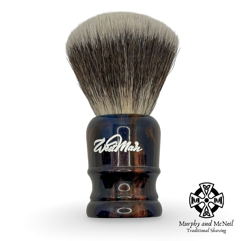 Ruby Finest Badger Shaving Brush (26mm Synthetic G7) – by Westman Shaving (Used)