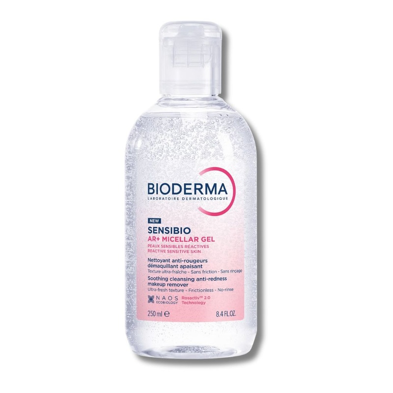 Bioderma Sensibio Micellar Gel Soothing Cleansing Anti-Redness Makeup Remover 250ml