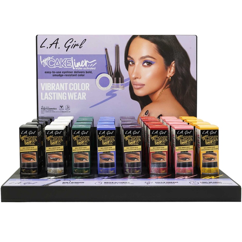 L.A. Girl Hyper Cake Liner – Wholesale Display 48 Units (GPD507)