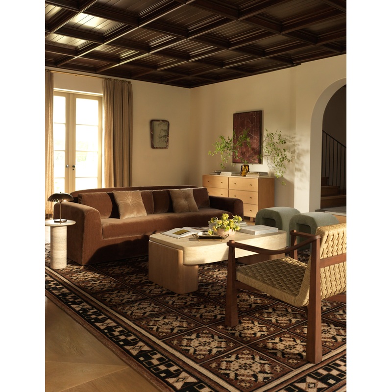 Ovidi Hand-Knotted Wool Rug Taupe 2′ x 3′