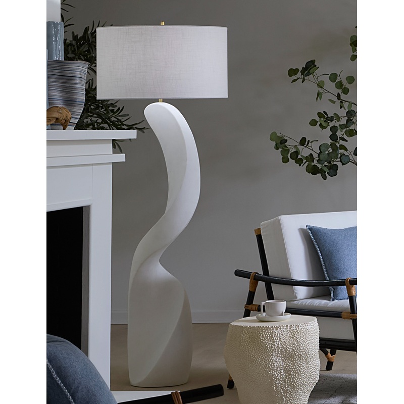 Riella Floor Lamp White