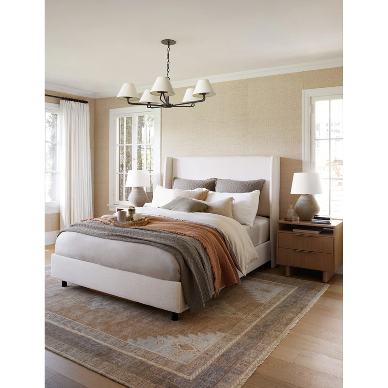 Adara Bed Blush Luxe Boucle King