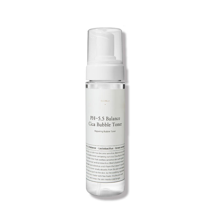 Olioli pH5.5 Balanced Cica Bubble Toner 200ml
