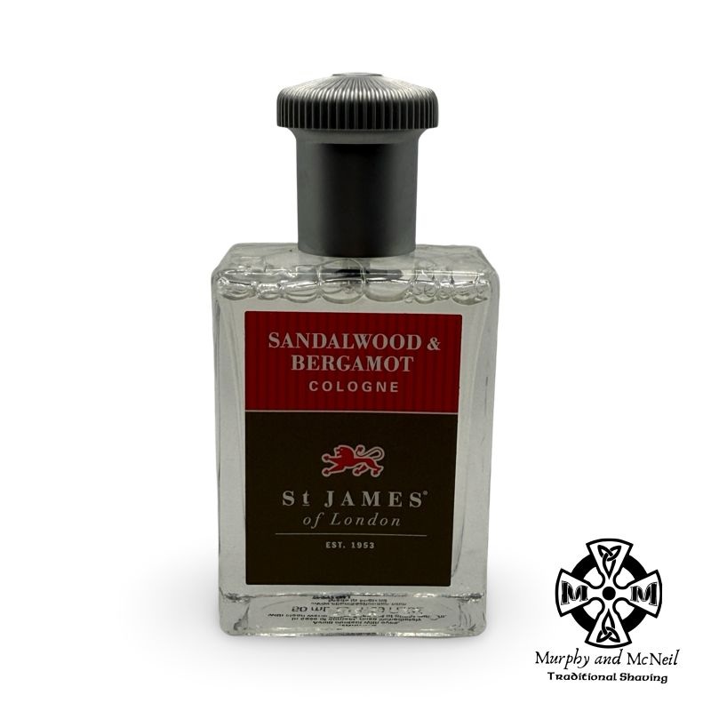 Sandalwood & Bergamot Cologne (50ml) – by St James of London (Pre-Owned)