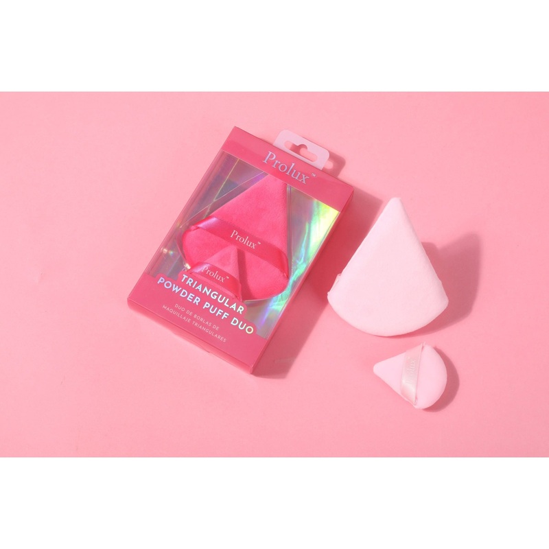 Triangular Powder Puff Duo Fuchsia