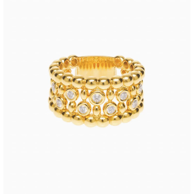 Diamond-Set Ring