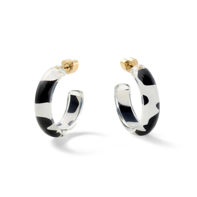 Small Animal Print Jelly Hoops Cow