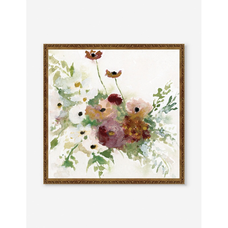 Fleurs Print by Hannah Winters Unframed 10″ x 10″