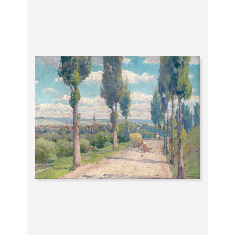 View of Spisska Nova Ves Print by Lajos Csordak Unframed 12″ x 16″