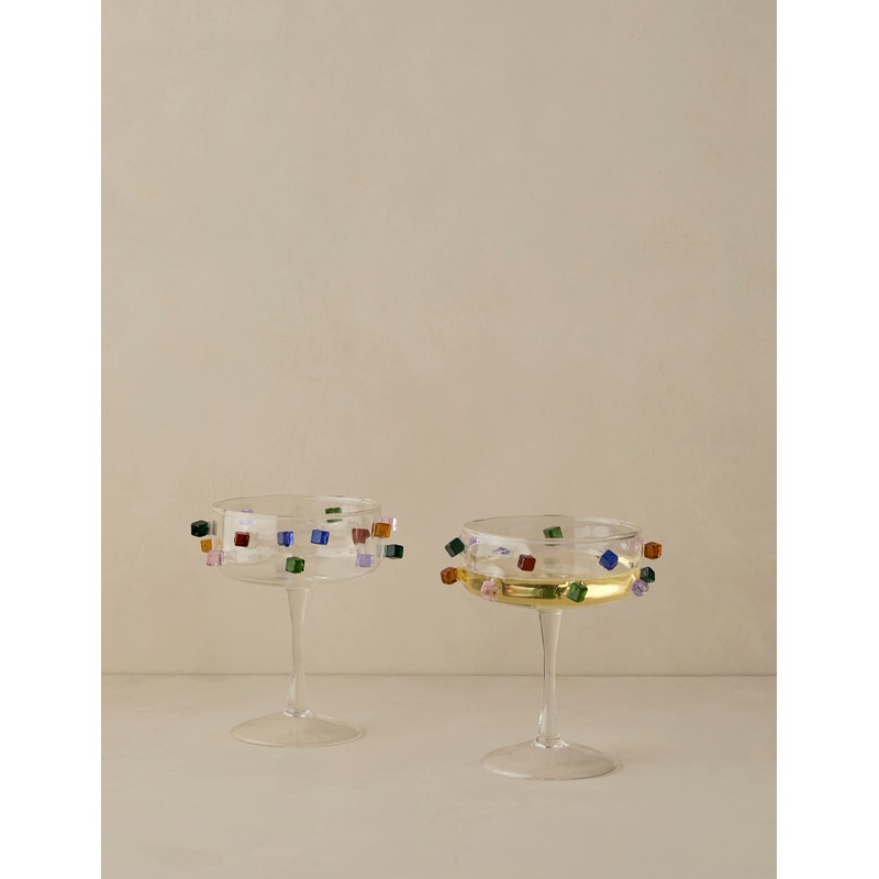 Jewel Glassware by FAZEEK Highball Glasses -Set of 2