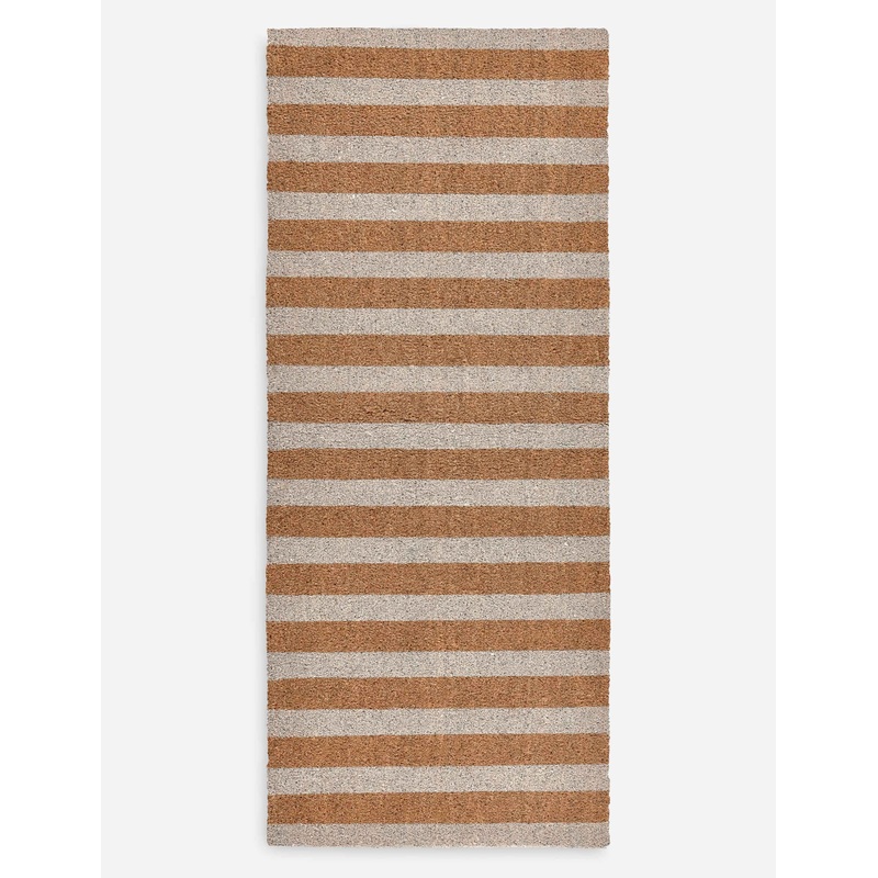 Shatto Doormat 24″ x 57″ Black and Natural
