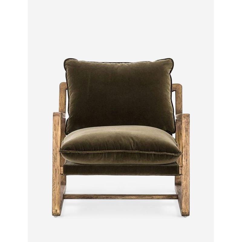 Krista Accent Chair Olive Green