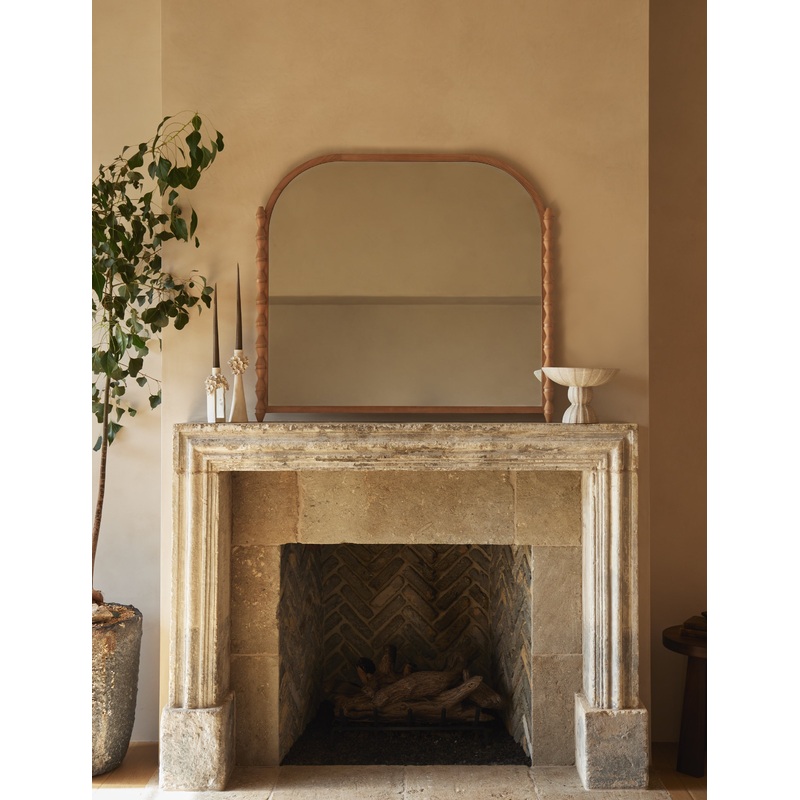 Topia Mantel Mirror by Ginny Macdonald Black