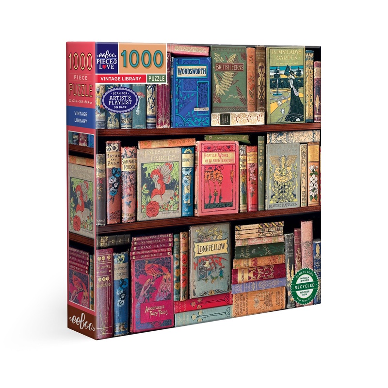 Vintage Library Jigsaw Puzzle 1000 count