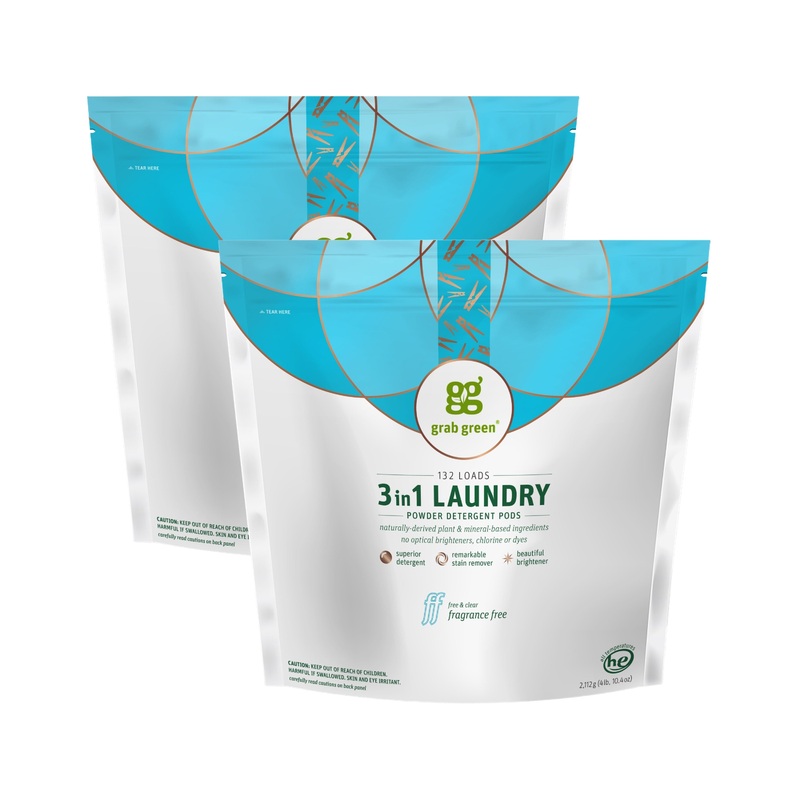 3 in 1 Laundry Detergent Pods – Fragrance Free (Multi Packs) (Subscription)