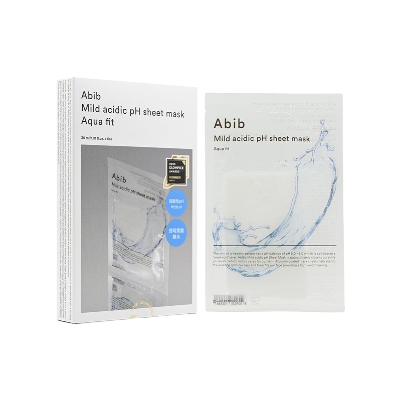 Abib Mild Acidic Ph Mask – Heartleaf 5PCS