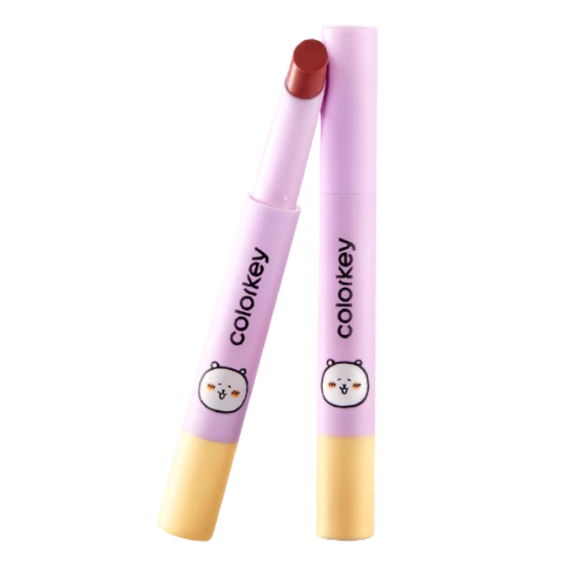 Colorkey  Joke Bear And Friends Color-locking Solid Lip Balm 2g  L01 Ice Sugar Strawberry