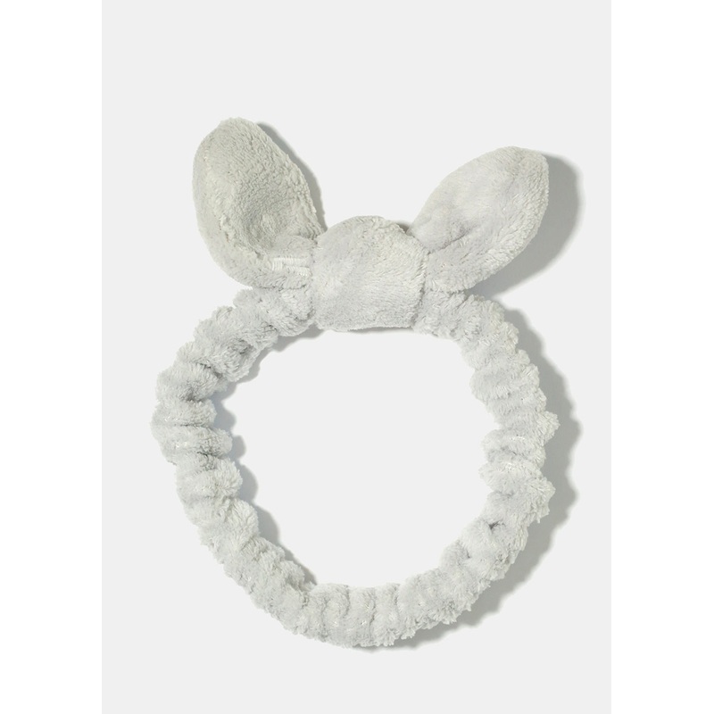 Rounded Bow Spa Headband Black