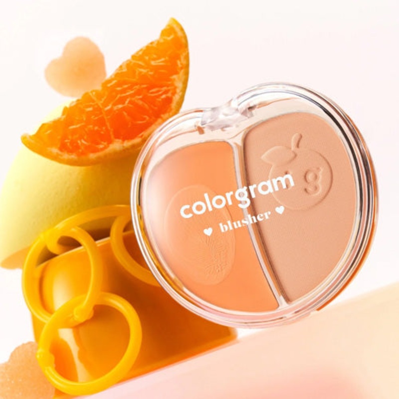 [colorgram] Tintin Dory Duo Blursher #02 Tangerine Duo