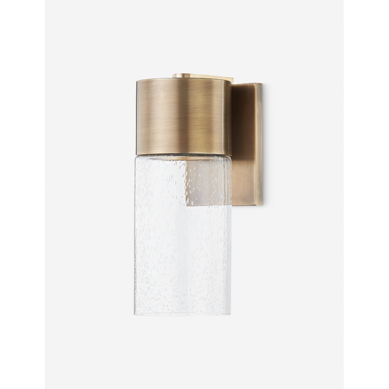 Ericka Outdoor Sconce Antique Brass Small