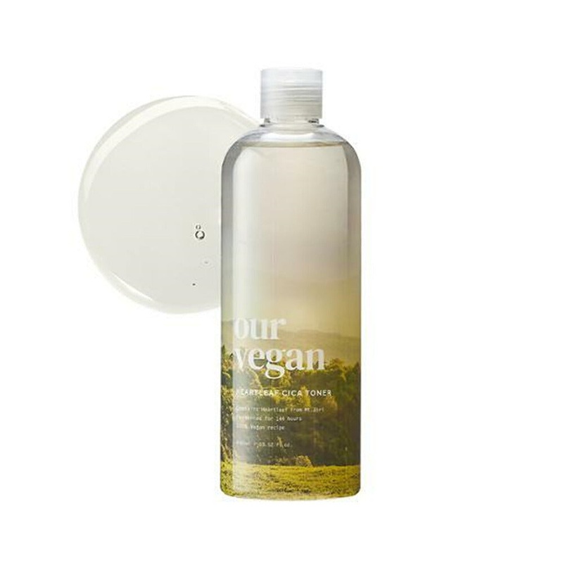 our vegan Houttuynia Cica Toner 400 ml