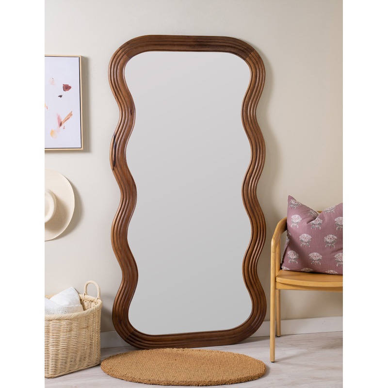 Renata Full Length Mirror Walnut