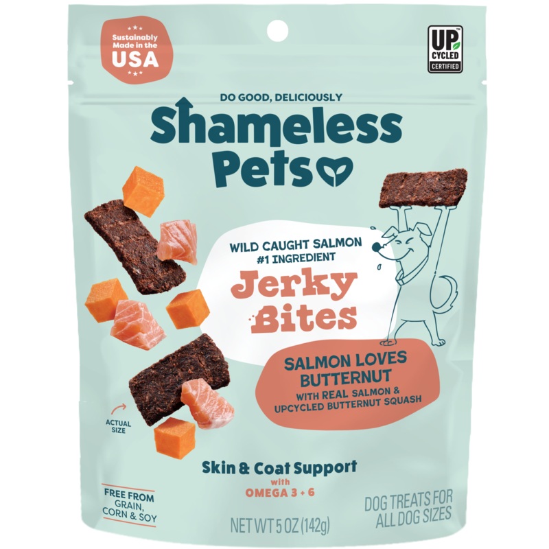Salmon Loves Butternut Jerky Dog Treats 5 oz