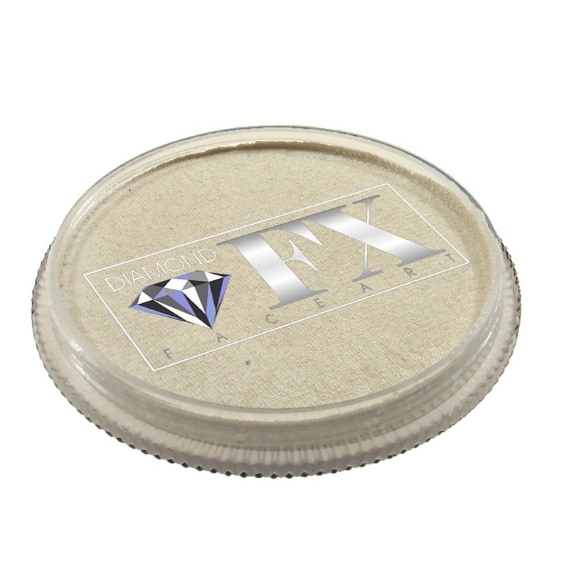 Diamond FX Face Paints – Metallic White M01 30 gm