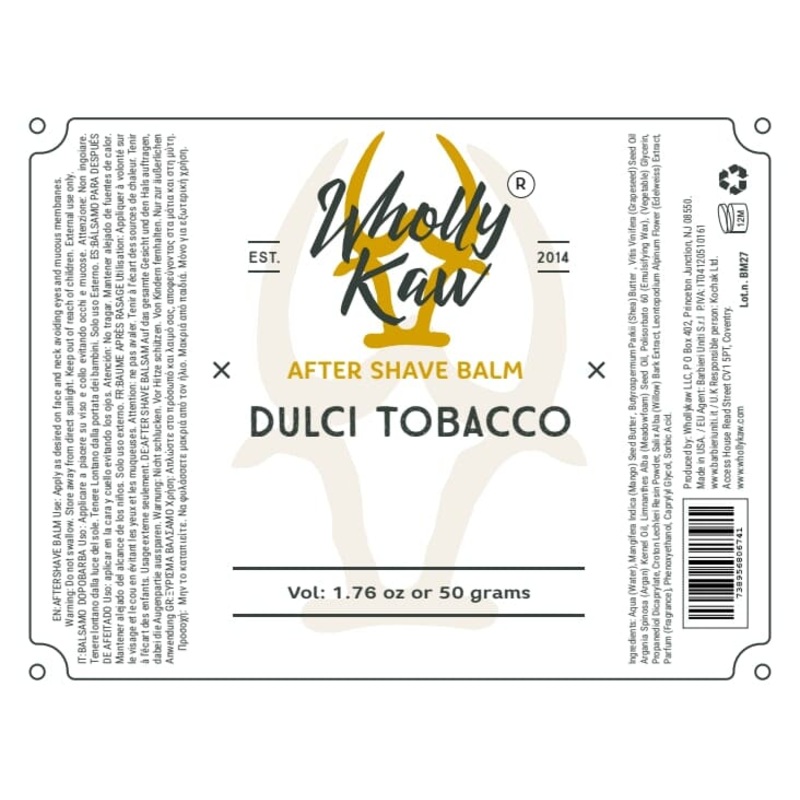 Dulci Tobacco After Shave Balm