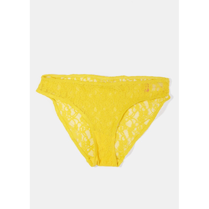 Yellow Lace Panty S
