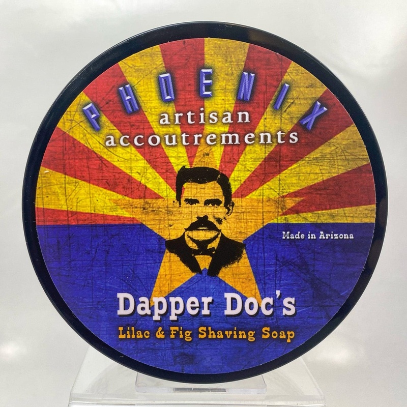 Dapper Doc’s Lilac & Fig Shave Soap – by Phoenix Artisan Accoutrements