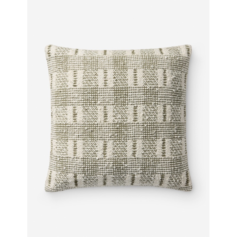 Hadara Pillow Ivory and Rust Square Down