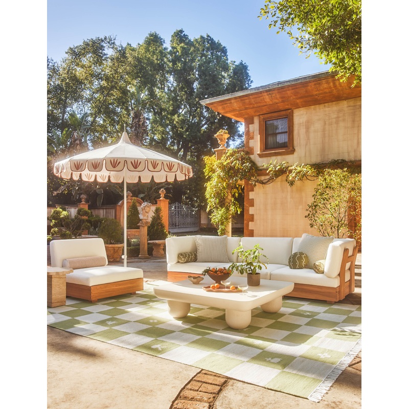 Littu Indoor / Outdoor Striped Pillow by Sarah Sherman Samuel Brown
