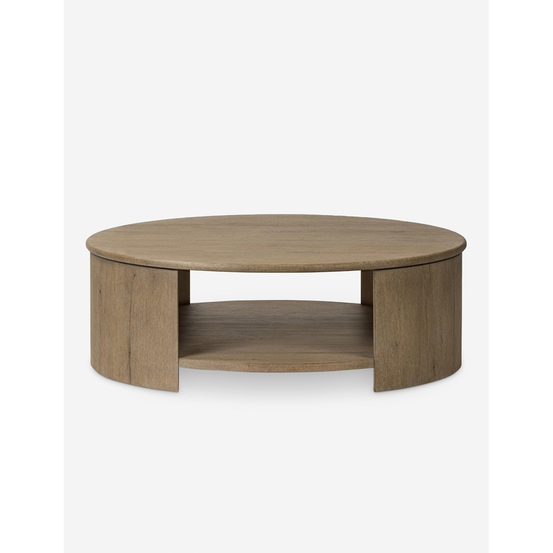 Soluna Round Coffee Table Natural Oak