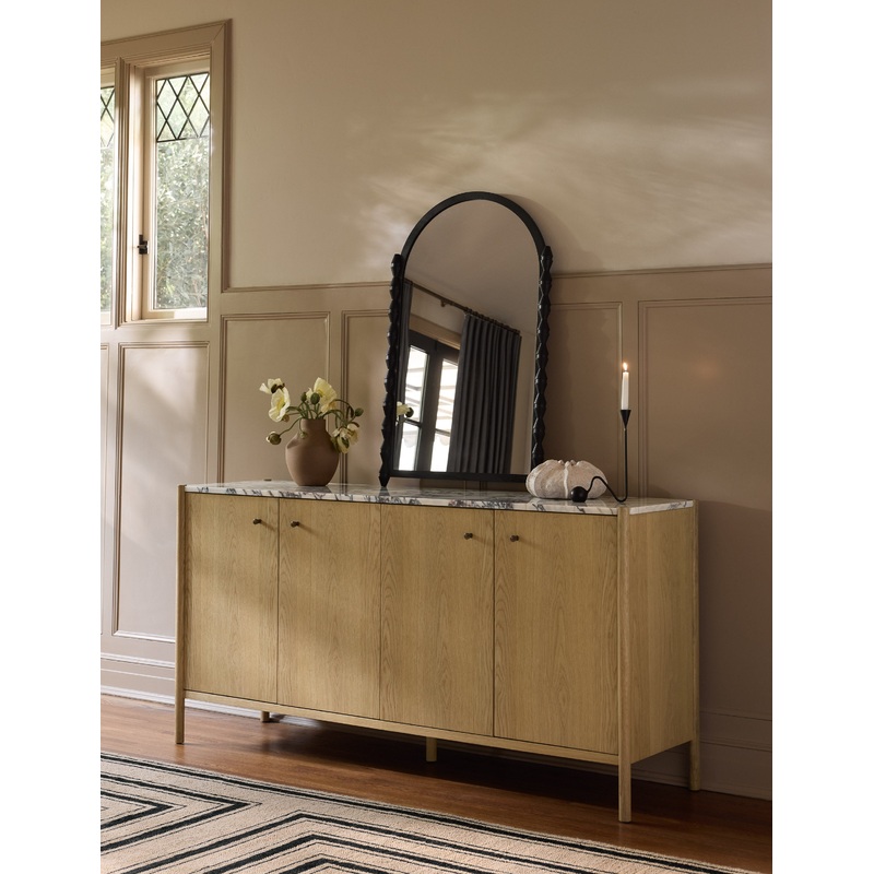 Topia Wall Mirror by Ginny Macdonald Black