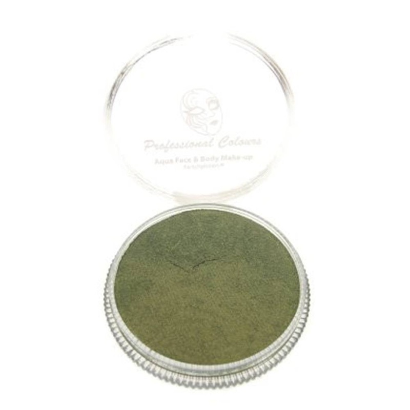 PartyXplosion Aqua Face Paint – Pearl Antique Green 43750 (30gm)