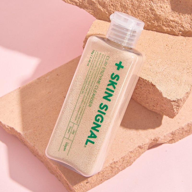 SKIN SIGNAL Clay Enzyme Cleanser #Pink 70g
