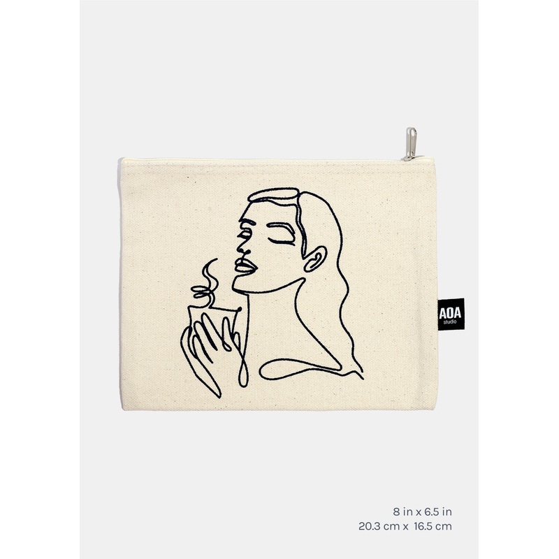 AOA Canvas Bag – Coffee Sketch