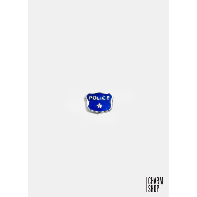 Police Locket Charm