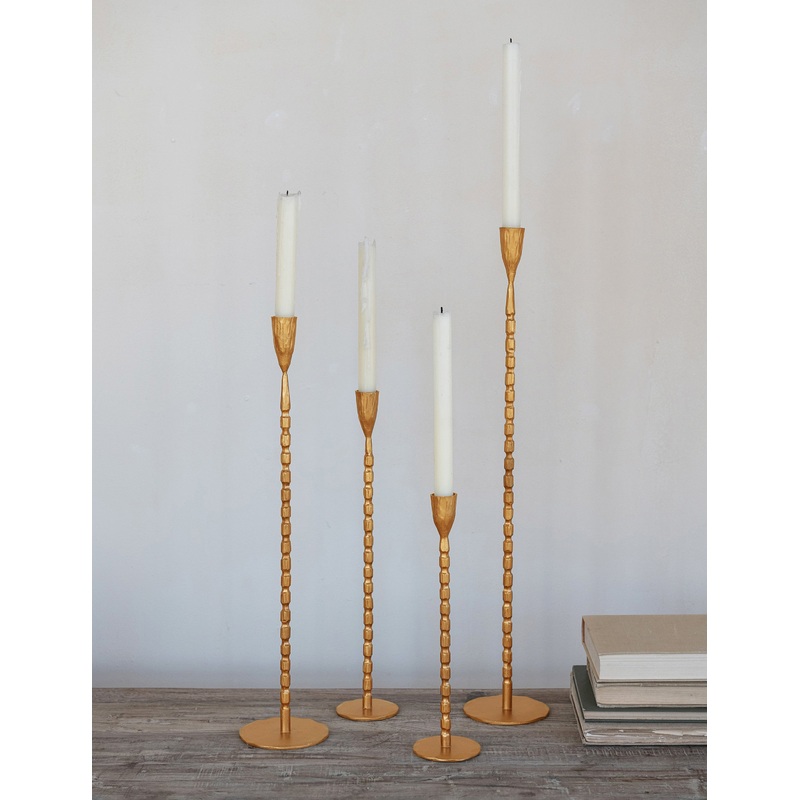 Rehm Taper Holders (Set of 4) Gold