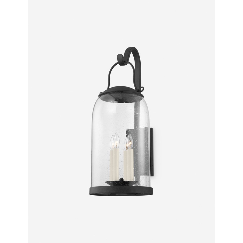 Dunn Outdoor Sconce Black Large