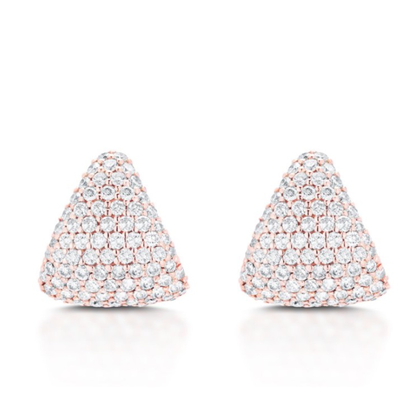 Diamond Ear Cups Rose Gold