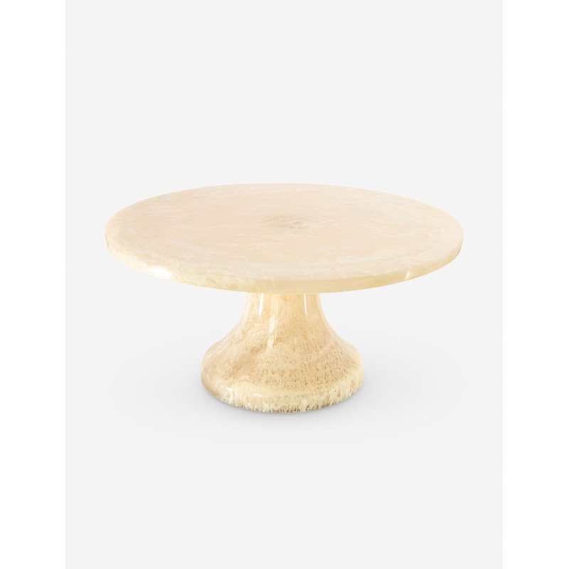 Marika Resin Cake Stand Cream