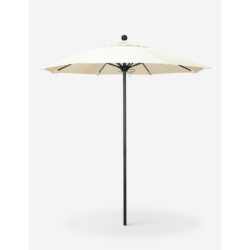 Portofino 7′ 6″ Round Outdoor Umbrella Canvas Black