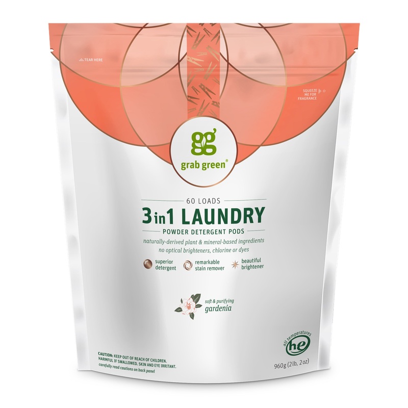 3 in 1 Laundry Detergent Pods – Gardenia 24 count