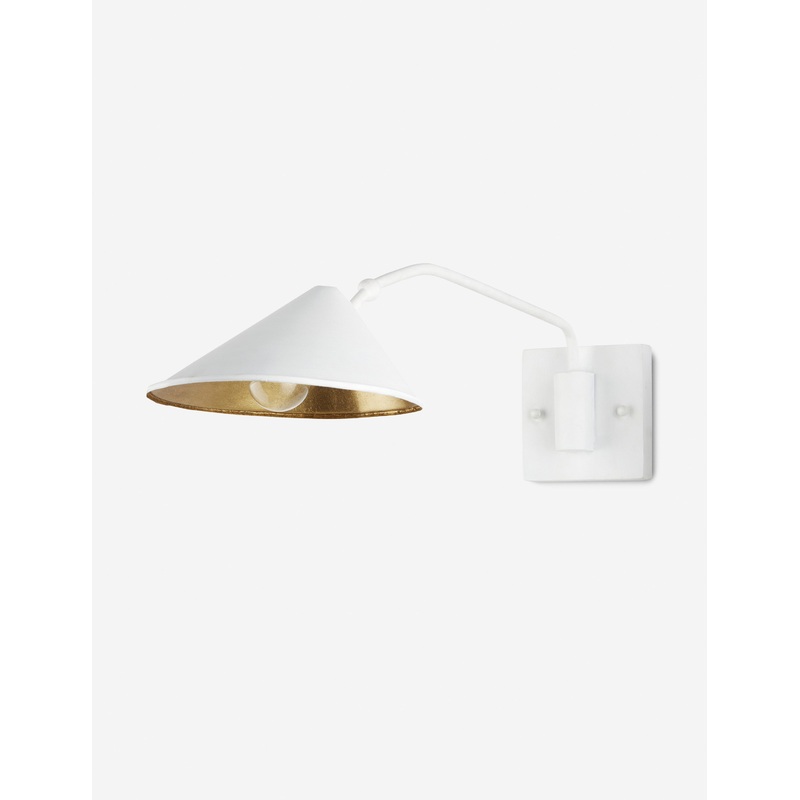 Marca Adjustable Sconce Black and Brass