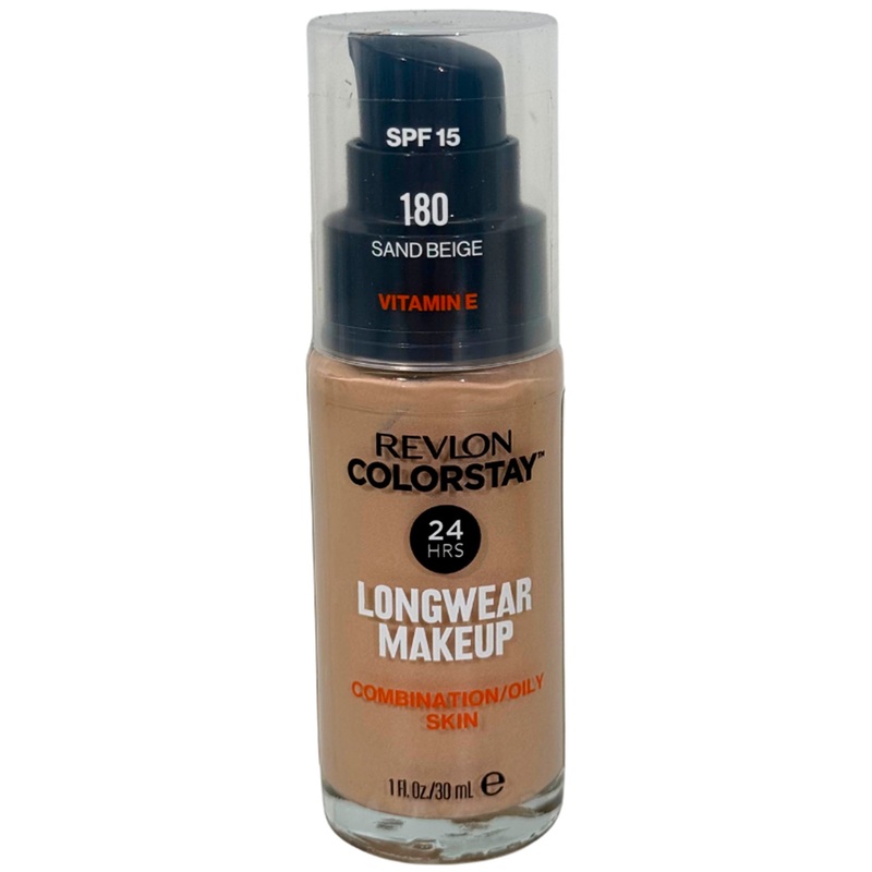 Revlon Colorstay Liquid Foundation Combination Spf 15 #180 Sand Beige – Wholesale 12 Units (RCSLF180)