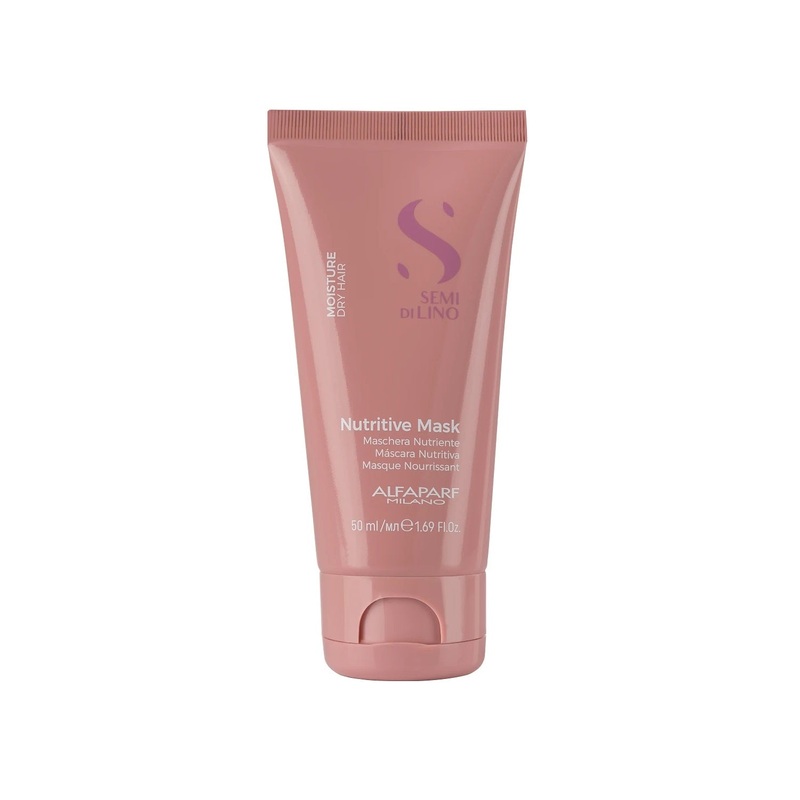 Alfaparf Semi Di Lino Moisture Nutritive Mask 50 ml / 2.54 oz | For Dry Hair